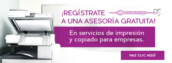 Registrate para una asesoría gratuita | Concepto Risografico