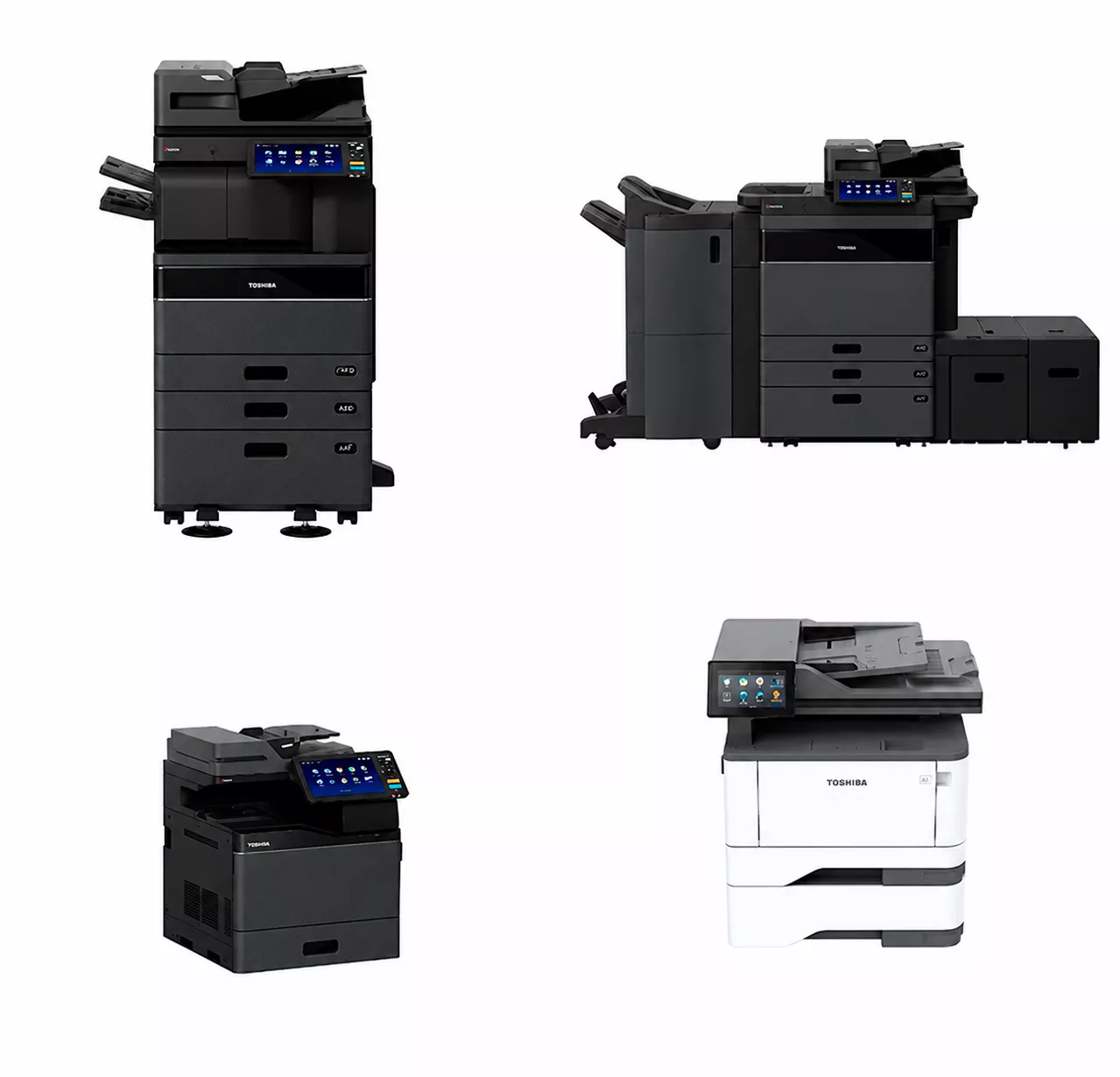 equipos Toshiba - concepto risografico